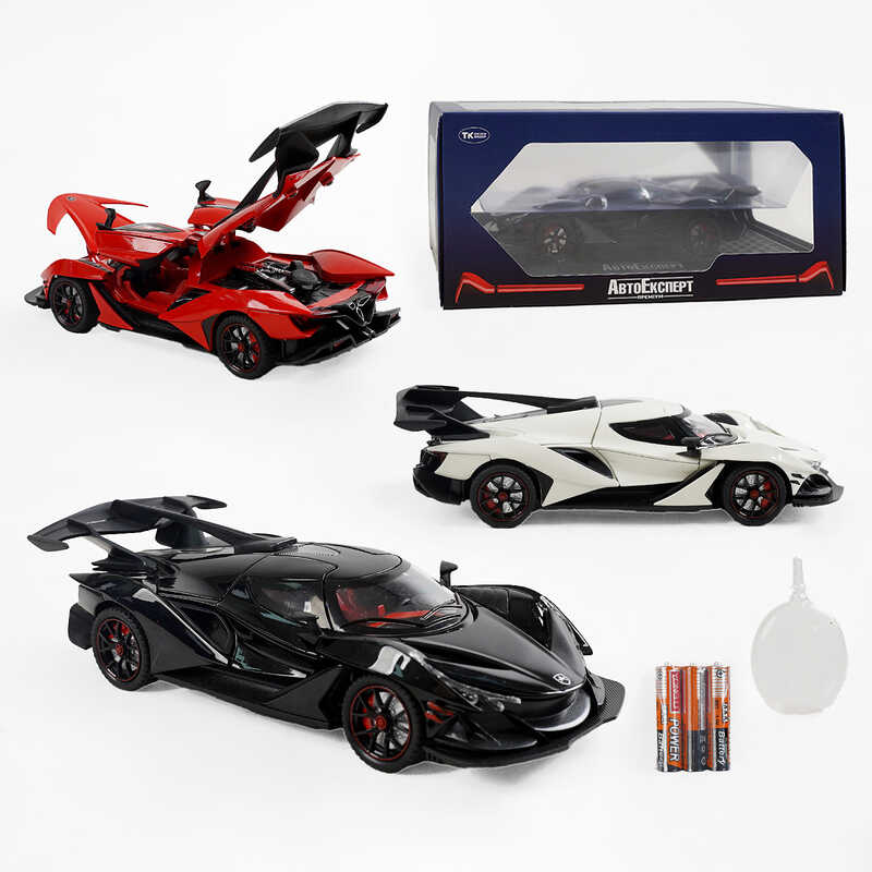 Машинка GT - 20833 (24/2) “Авто Експерт“, 3 види, металопластик, 1:24, звук, парогенерація, піпетка, світло, інерція, відкриваються двері, у коробці, ВИДАЄТЬСЯ МІКС ВИДІВ