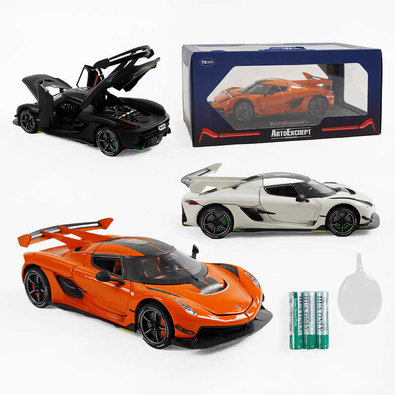Машинка GT - 62090 (24/2) “Авто Експерт“, металопластик, 1:24, звук, світло, інерція, парогенерація, піпетка, відкриваються двері, у коробці, ВИДАЄТЬСЯ МІКС ВИДІВ