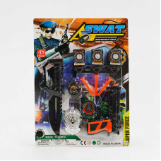 Військовий набір 921 (144/2) 2 види зброї, патрони на присосці, аксесуари, на листі 