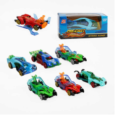 Машинка K 112 A14 (1080/3) в коробці, рухливі елементи, металопластик, ВИДАЄТЬСЯ ТІЛЬКИ МІКС ВИДІВ