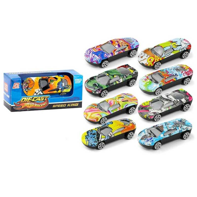 Машинка K 112 A2 (1080/3) 8 видів, металопластик, в коробці, ВИДАЄТЬСЯ МІКС 