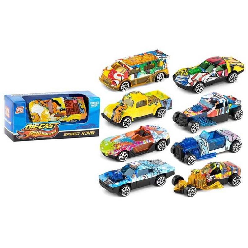 Машинка K 112 A5 (1080/3) 8 видів, металопластик, в коробці, ВИДАЄТЬСЯ МІКС 