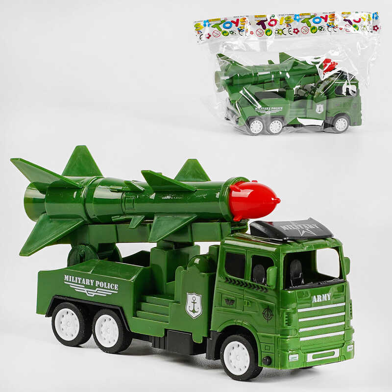 Машинка K 188-15 C (288/2) “Військова техніка“, інерція, в пакеті