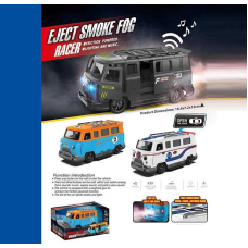 Машинка LDP 2 A (120/2) 3 кольори, інерція, звуки, мелодії, підсвічування, відкриваються дверцята, парогенератор, в коробці, ВИДАЄТЬСЯ ТІЛЬКИ МІКС ВИДІВ