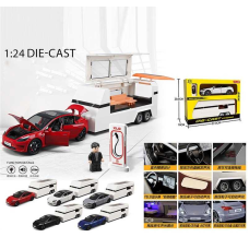 Машинка M 92315-6 (24) металопластик, інерція, підсвічування, звуки, пісня англ, відкриваються дверцята, трейлер, в коробці, ВИДАЄТЬСЯ ТІЛЬКИ МІКС ВИДІВ