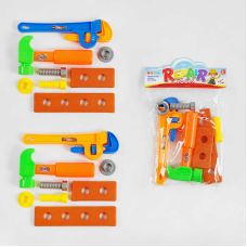 Інструменти 7040 (288/2) 2 види, 8 елементів, молоток, у пакеті 