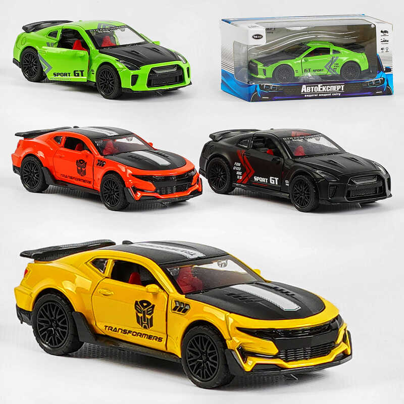 Машинка MG - 08744 (120/2) “Авто Експерт“ 4 види, металопластик, 1:36, звук, світло, інерція, відчиняються двері, в коробці ВИДАЄТЬСЯ МІКС ВИДІВ