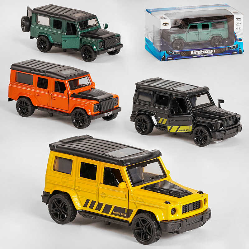 Машинка MG - 40102 (120/2) “Авто Експерт“, 4 види, 1:36, світло, звук, інерція, в коробці ВИДАЄТЬСЯ МІКС ВИДІВ