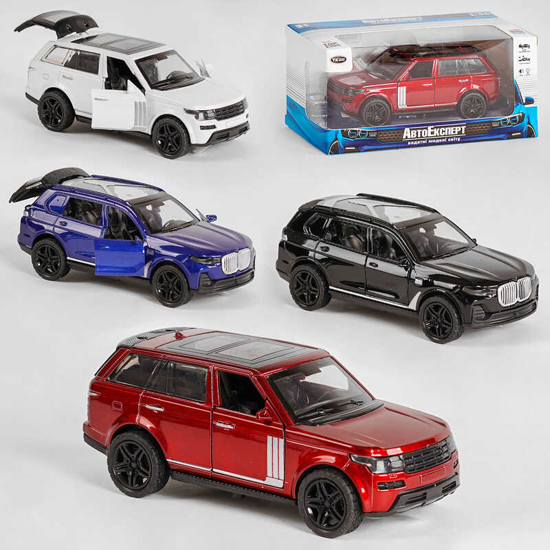 Машинка MG - 60712 (120/2) “Авто Експерт“, 4 види, 1:36, світло, звук, інерція, в коробці ВИДАЄТЬСЯ МІКС ВИДІВ