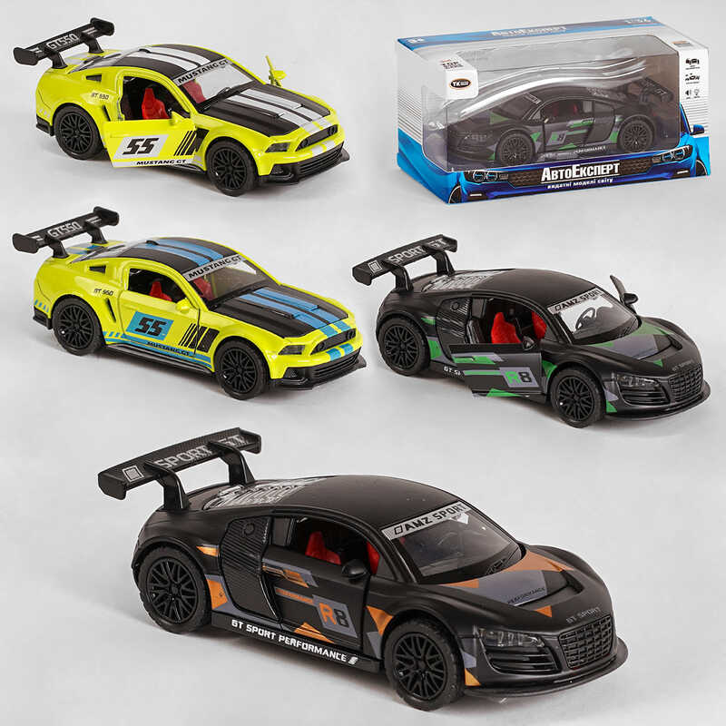 Машинка MG - 70519 (120/2) “Авто Експерт“, 2 види, по 2 кольори, 1:36, світло, звук, інерція, в коробці