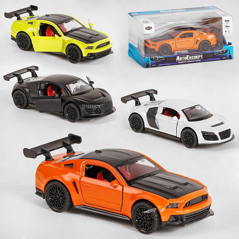 Машинка MG - 80915 (120/2) “Авто Експерт“, 4 види, 1:36, світло, звук, інерція, в коробці, ВИДАЄТЬСЯ ТІЛЬКИ МІКС ВИДІВ