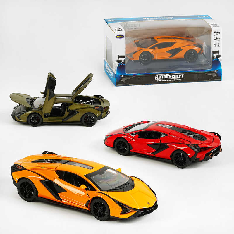 Машинка TK - 10517 (48/2) “Авто Експерт“, 3 кольори, металопластик, 1:32, звук, світло, інерція, рухомі елементи, в коробці, ВИДАЄТЬСЯ МІКС ВИДІВ