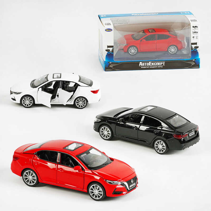 Машинка TK - 10584 (48/2) “Авто Експерт“, 3 кольори, металопластик, 1:32, звук, світло, інерція, рухомі елементи, в коробці, ВИДАЄТЬСЯ МІКС ВИДІВ
