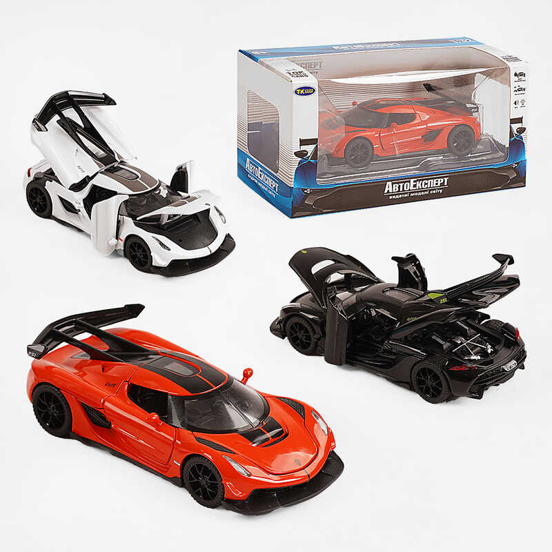 Машинка TK - 11302 (48/2) “Авто Експерт“, 3 кольори, металопластик, 1:32, звук, світло, інерція, рухомі елементи, в коробці, ВИДАЄТЬСЯ ТІЛЬКИ МІКС ВИДІВ