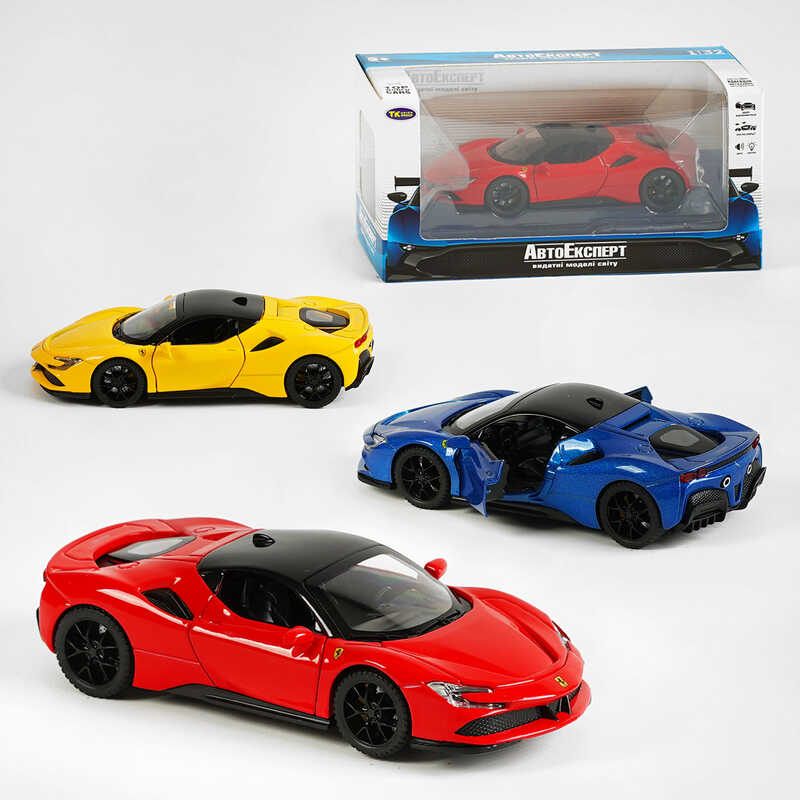 Машинка TK - 19002 (48) “Авто Експерт“, 3 кольори, металопластик, 1:32, звук, світло, інерція, рухомі елементи, в кор, ВИДАЄТЬСЯ ТІЛЬКИ МІКС ВИДІВ