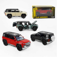 Машинка W 32142 (72) 4 кольори, металопластик, масштаб - 1:32, рухомі деталі, інерційний механізм, прогумовані колеса, в коробці, ВИДАЄТЬСЯ ТІЛЬКИ МІКС ВИДІВ