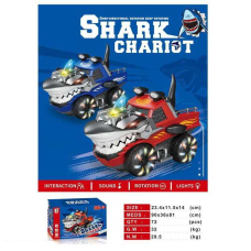 Машинка ZR 171 (72/2) “Акула“, 2 кольори, світло, звук, колесо вільного ходу, рухливі елементи, в коробці