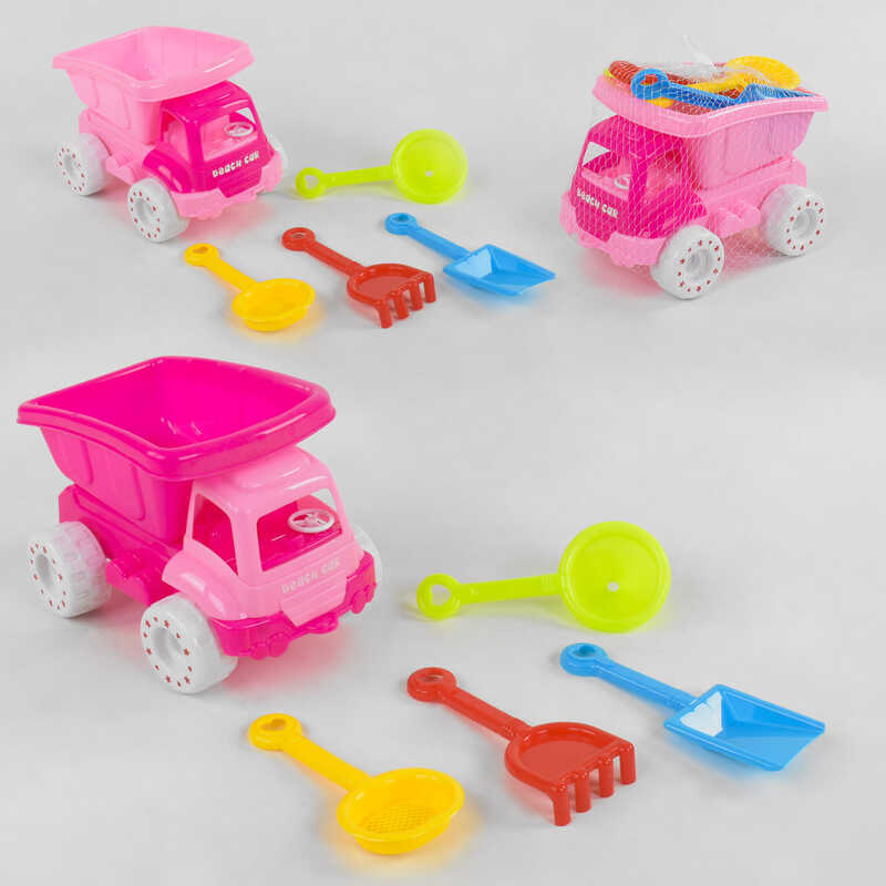 Машинка з пасочками 690 (72/2) 2 кольори, в сітці Машинка з пасочками 690 (72/2) 2 кольори, в сітці