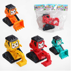 Машинка заводна 901-3 (300/2) 4 кольори, “спецтехніка“, у пакеті