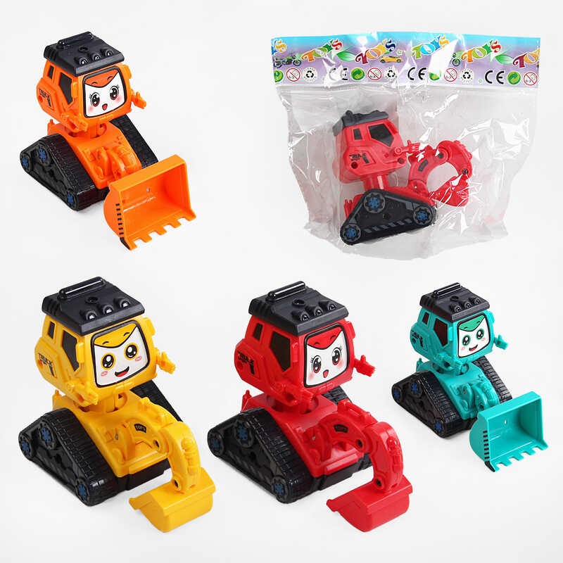 Машинка заводна 901-3 (300/2) 4 кольори, “спецтехніка“, у пакеті