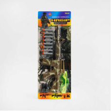 Військовий набір TK - 60522 (120/2) “TK Group“, м’які патрони з присоскою, окуляри, підставка для мішені, на листі