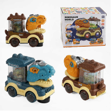 Машинка музична QB 36 Y (48) 2 види, звук, підсвічування, парогенератор, колесо вільного ходу, в коробці