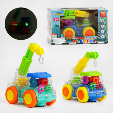 Машинка музична ТК 11565 (36) “TK Group“, 2 види, ОЗВУЧ. УКРАЇНСЬКОЮ МОВОЮ, пісня, підсвічування, колесо вільного ходу, шестерні, в коробці