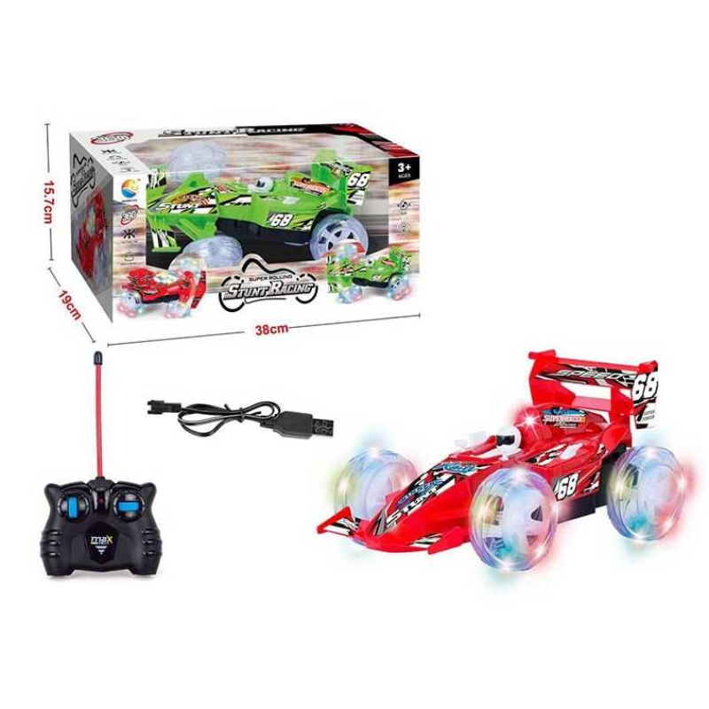 Машинка на радіокеруванні  FA 9822 (24) 2 кольори, звук, світло, акум. 4,8 V, обертається передня вісь, у коробці