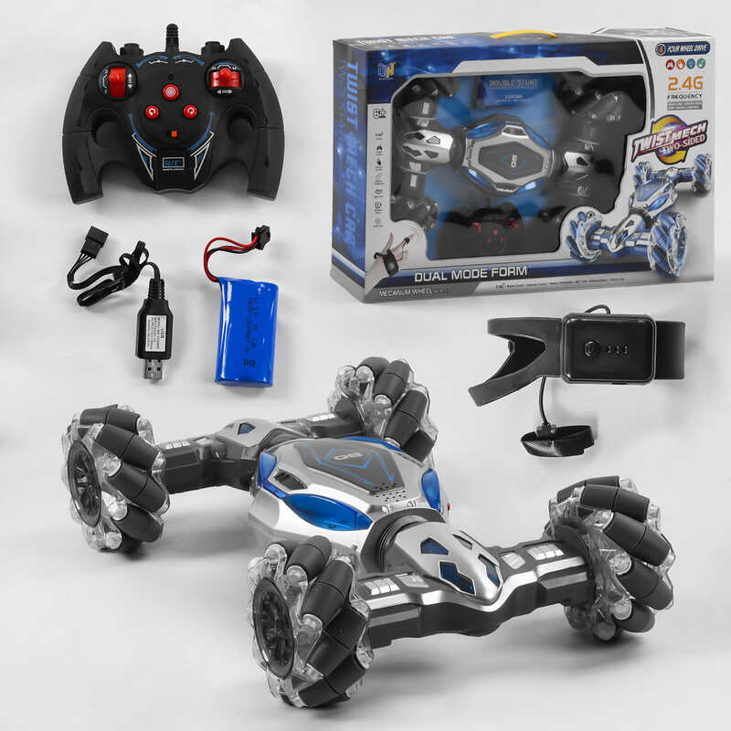 Машинка на р / у DH 666-60 (10) браслет сенсорного управління, акумулятор 7.4 V, підсвічування корпусу, музика, в коробці