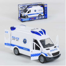 Машинка Поліція 666-09 P (24) світлові та звукові ефекти, в коробці