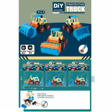 Машинка-конструктор 998-24 B (120/2) 3 види, спецтехніка, інерція, викрутка, рухомі елементи, в пакеті, ВИДАЄТЬСЯ ТІЛЬКИ МІКС ВИДІВ