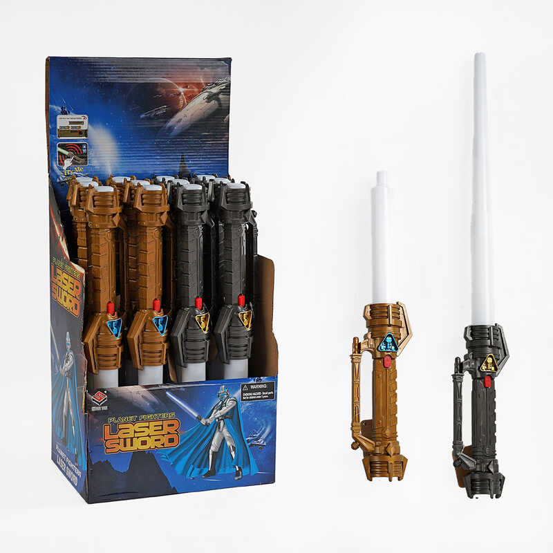 Меч 858-8 (8/2) довжина 76 см, телескопічний, світло, звук, ЦІНА ЗА 12 ШТ В БЛОЦІ