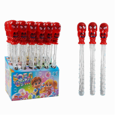 Мильні бульбашки LK 33602 (6) “WToys“, ЦІНА ЗА 24 ШТУКИ В БЛОЦІ, “Герой“, висота 36см, в коробці