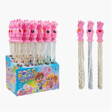 Мильні бульбашки LK 96108 (6) “WToys“, ЦІНА ЗА 24 ШТУКИ В БЛОЦІ, “Свинка“, висота 36см, в коробці