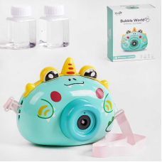 Мильні бульбашки S 680-19 (60) “Фотоапарат дракоша“, підсвічування, звук, на батарейці, в коробці