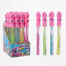 Мильні бульбашки TC 55020 (12) “WToys“, ЦІНА ЗА 24 ШТУКИ В БЛОЦІ, “Свинка“, висота 25см, в коробці