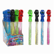 Мильні бульбашки TC 75935 (12) “WToys“, ЦІНА ЗА 24 ШТУКИ В БЛОЦІ, “Герой“, висота 25см, в коробці