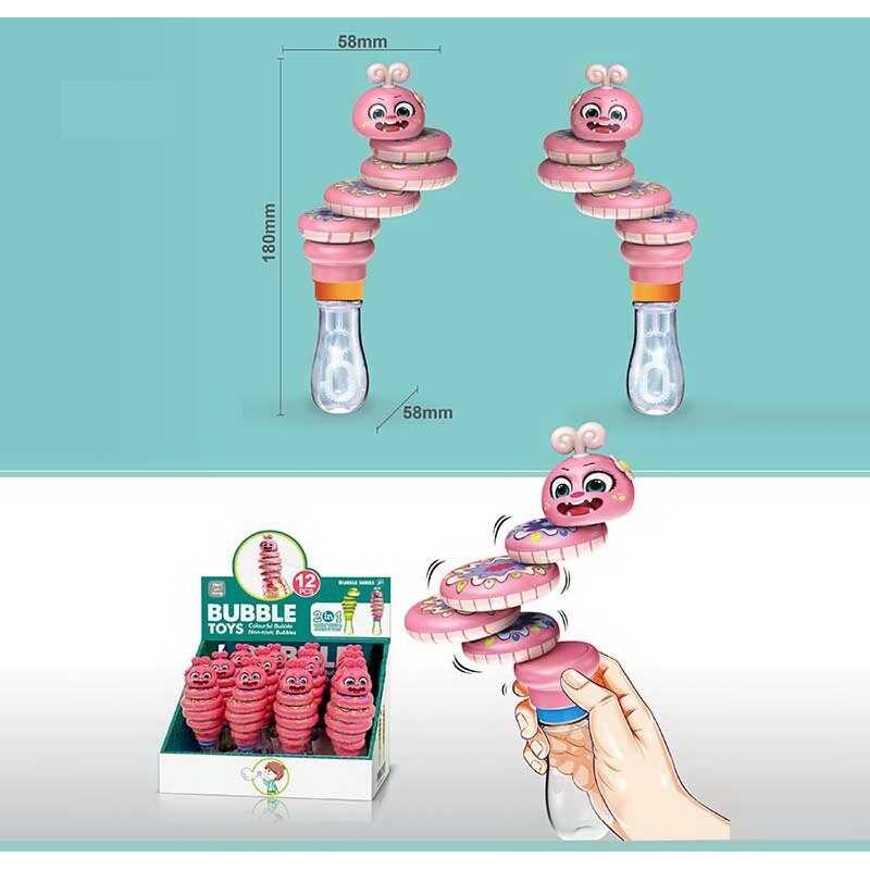 Мильні бульбашки U 004 (12) ЦІНА ЗА 12 ШТУК В БЛОЦІ, пальчикова гра, в коробці