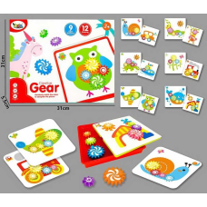 Мозаїка 66825 (48/2) 12 карточок, 9 шестерень, платформа, у коробці