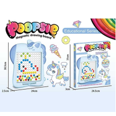 Мозаїка 679 (72/2) магнітна, стилус, кольорові кульки, книжка із завданнями, розмір - 23,5х2х30 см, у коробці