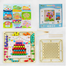 Мозаїка C 60413 (20) 10 трафаретів, 8 кольорів намистин, в коробці