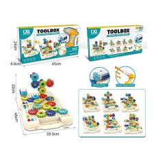 Мозаїка CXL 200-70 A (24) 222 деталі, шуруповерт, знімний мотор, реверс, в коробці