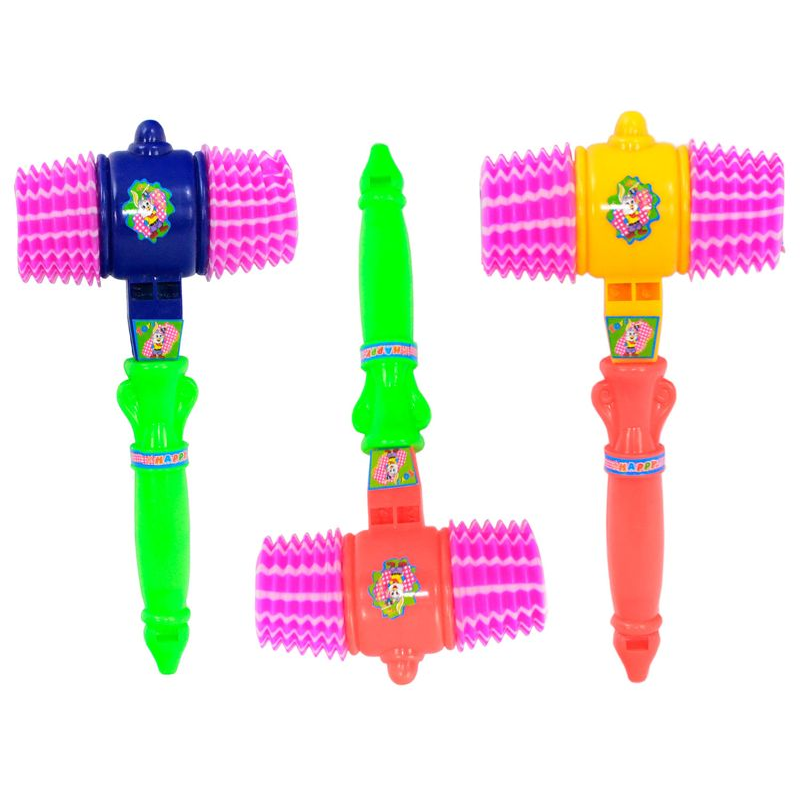 Молоточок 7777 А (360/2) 4 види, пискавка, свисток, у сітці, ВИДАЄТЬСЯ ТІЛЬКИ МІКС ВИДІВ