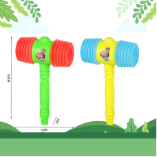 Молоточок F 168 (600/2) 2 кольори, пискавка, свисток, у сітці