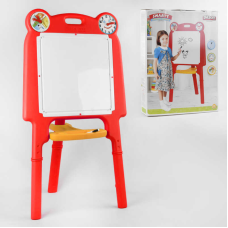 Мольберт 03-413 Pilsan (3) ЧЕРВОНИЙ, в коробці