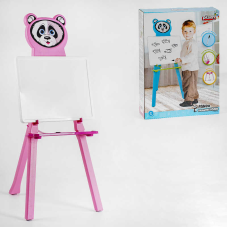 Мольберт 03-418 “Pilsan“ (6) РОЖЕВИЙ, “Панда“, в коробці