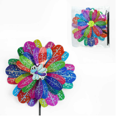 Вітрячок D 37107 (150) ЦІНА ЗА 1 ШТУКУ, “Квітка”, висота 67 см, у пакеті