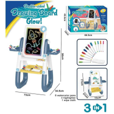 Мольберт YM 2216 (6) на батарейках, підсвічування, 3 в 1, в коробці