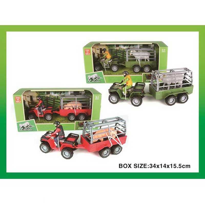 Мотоцикл 9904-71 (36/2) 2 види, фермер, квадроцикл, в коробці 