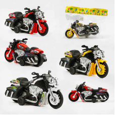 Мотоцикл 9965-1 C (384/2) 3 кольори, світло, звук, інерційний механізм, в пакеті, ВИДАЄТЬСЯ ТІЛЬКИ МІКС ВИДІВ